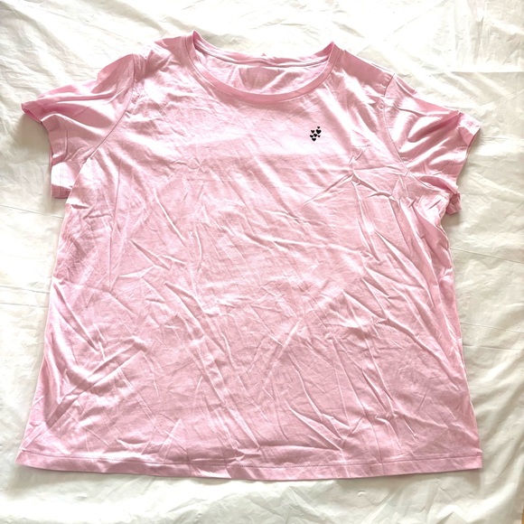 Victoria's Secret Pink Black Hearts Short Sleeve PJ Sleep Tee SZ XL NWOT - Picture 5 of 9